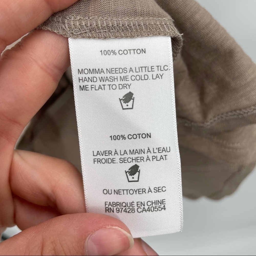 NEW! Kinly Swing Hem Taupe Dress - Picture 11 of 11